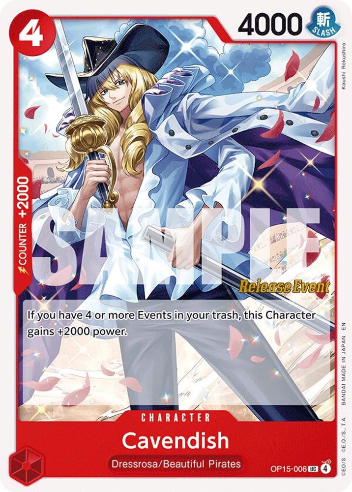 Cavendish One Piece TCG Card