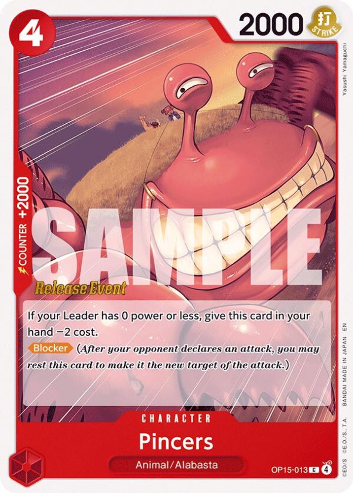 Pincers One Piece TCG Card