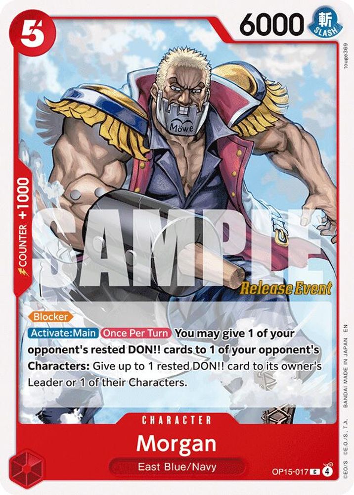 Morgan One Piece TCG Card