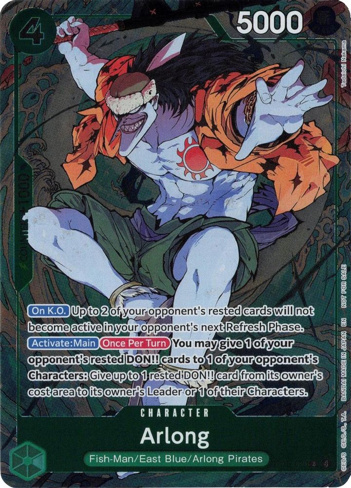 Arlong One Piece TCG Card