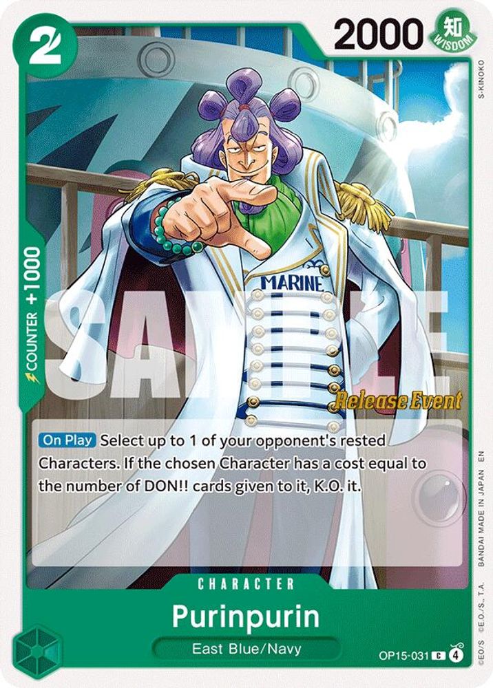 Purinpurin One Piece TCG Card