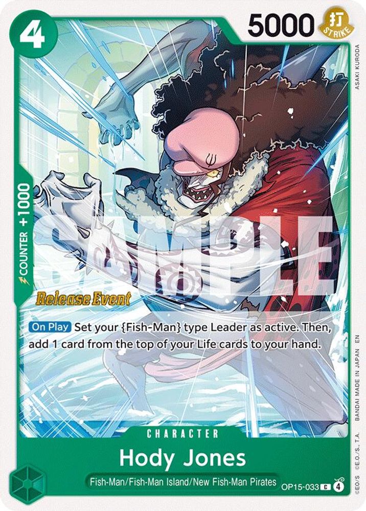 Hody Jones One Piece TCG Card
