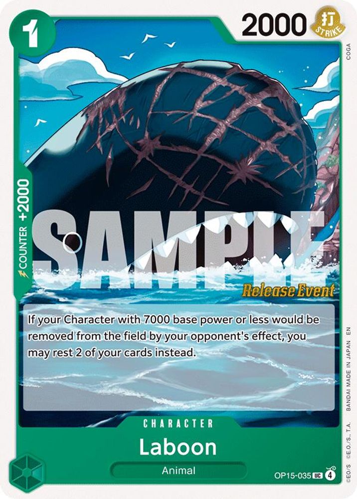 Laboon One Piece TCG Card