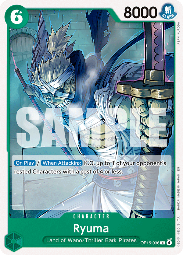 Ryuma One Piece TCG Card