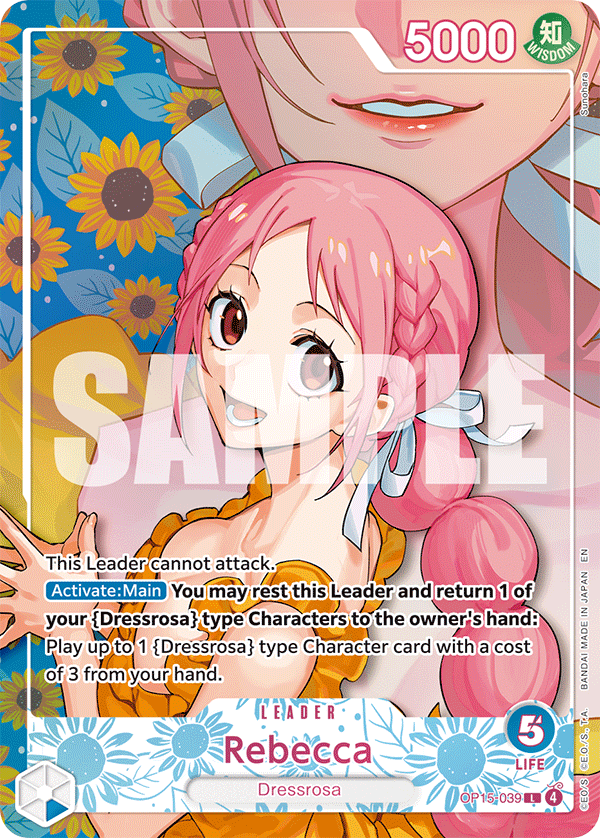 Rebecca One Piece TCG Card