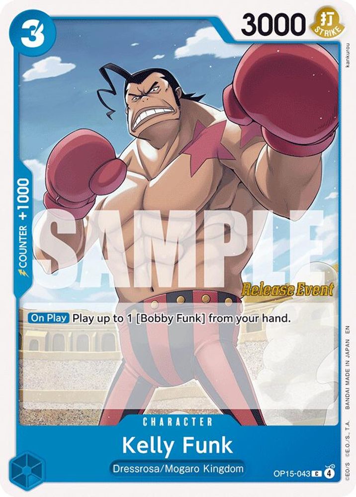 Kelly Funk One Piece TCG Card