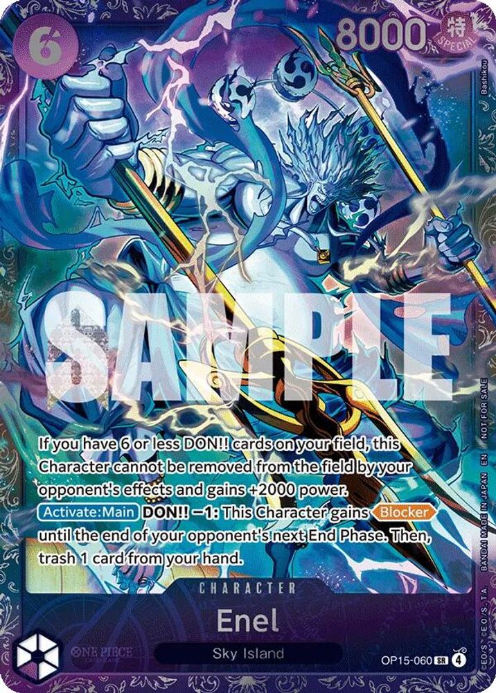 Enel One Piece TCG Card