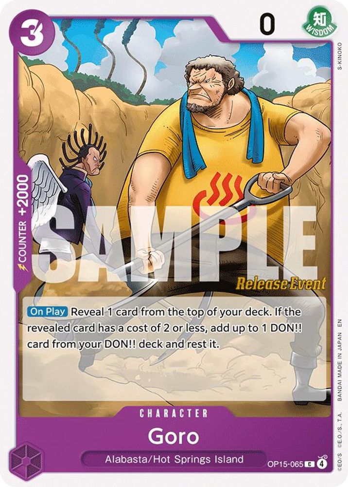 Goro One Piece TCG Card