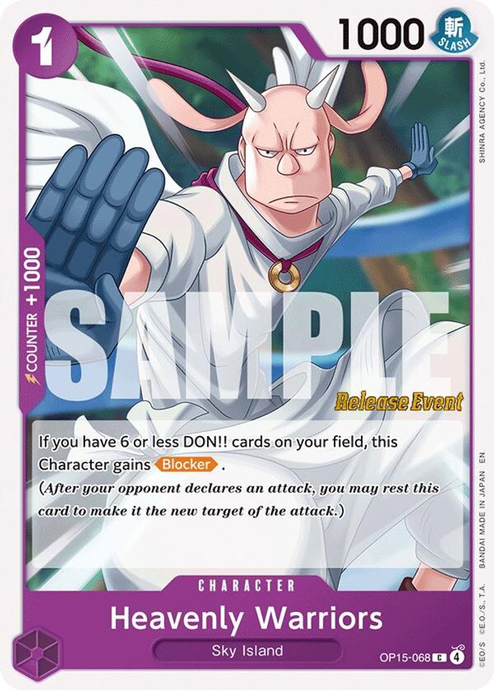 Heavenly Warriors One Piece TCG Card