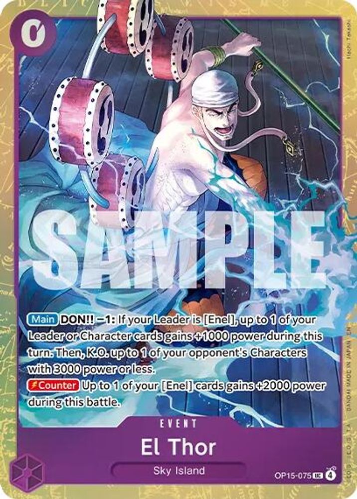 El Thor One Piece TCG Card