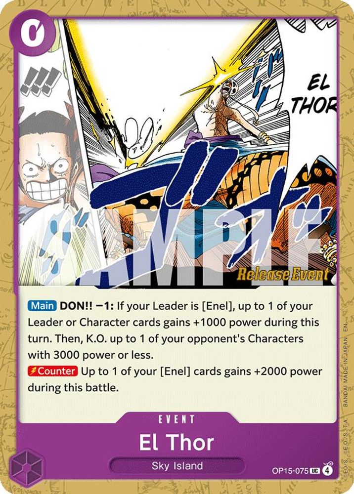 El Thor One Piece TCG Card