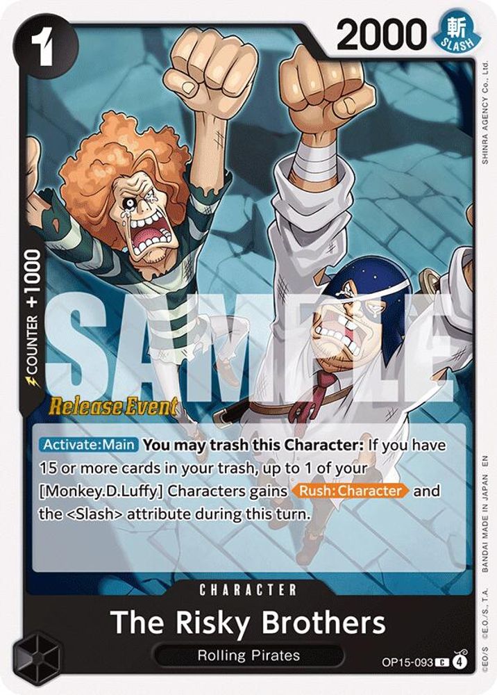 The Risky Brothers One Piece TCG Card