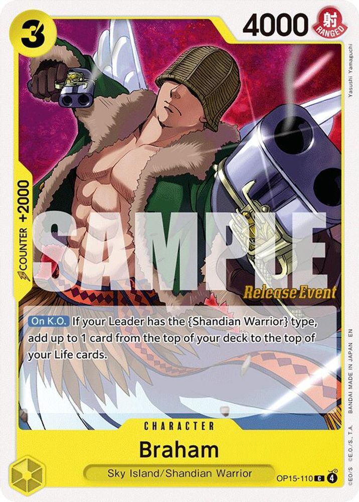 Braham One Piece TCG Card