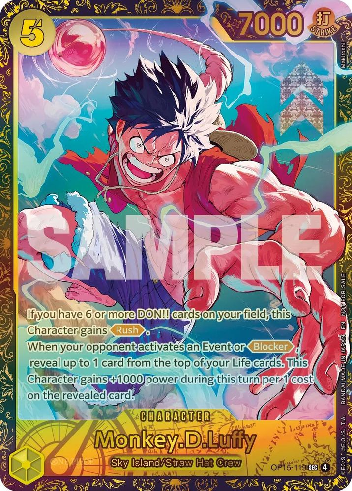 Monkey.D.Luffy One Piece TCG Card
