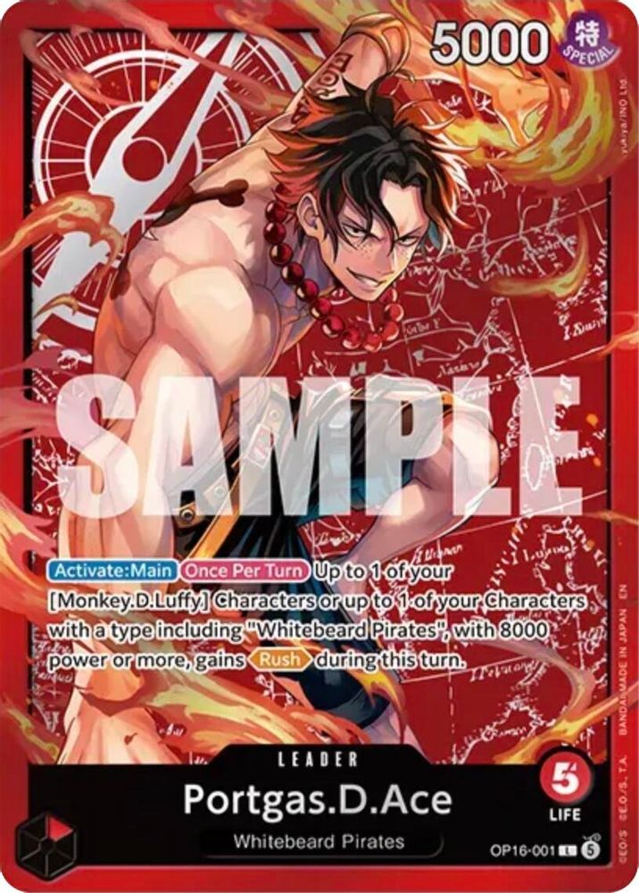 Portgas.D.Ace One Piece TCG Card