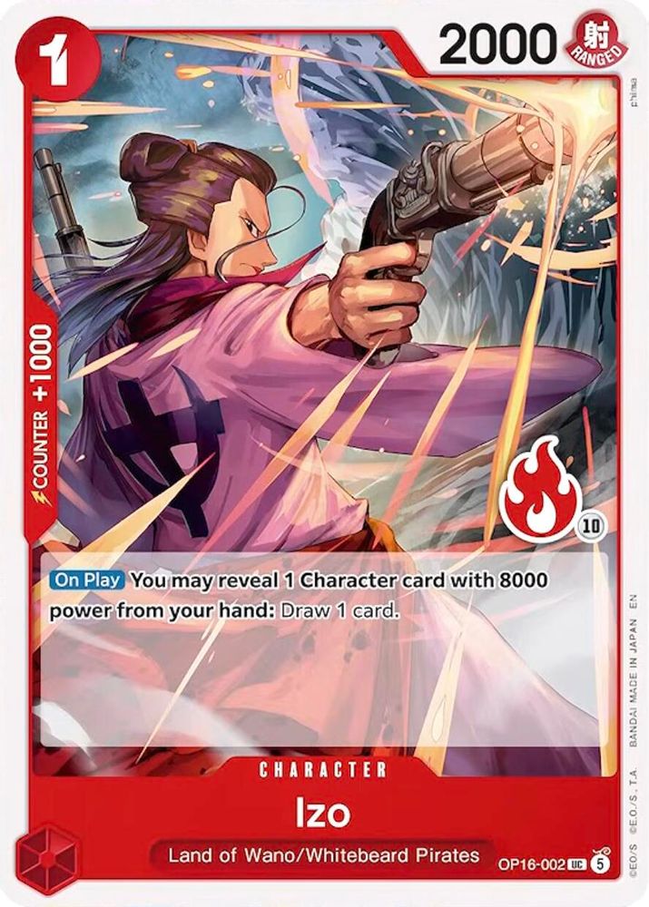 Izo One Piece TCG Card