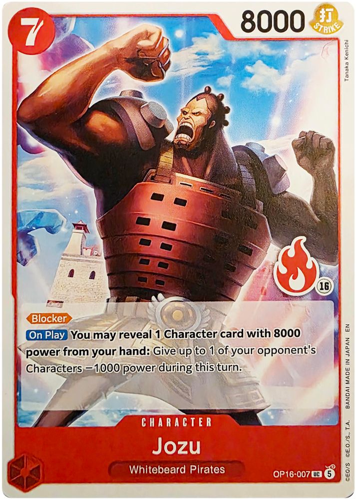 Jozu One Piece TCG Card