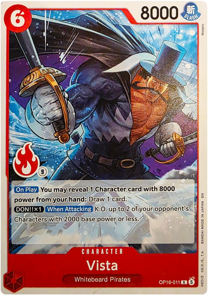 Vista One Piece TCG Card