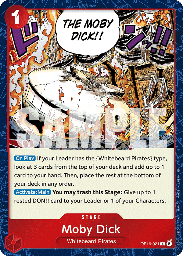Moby Dick One Piece TCG Card