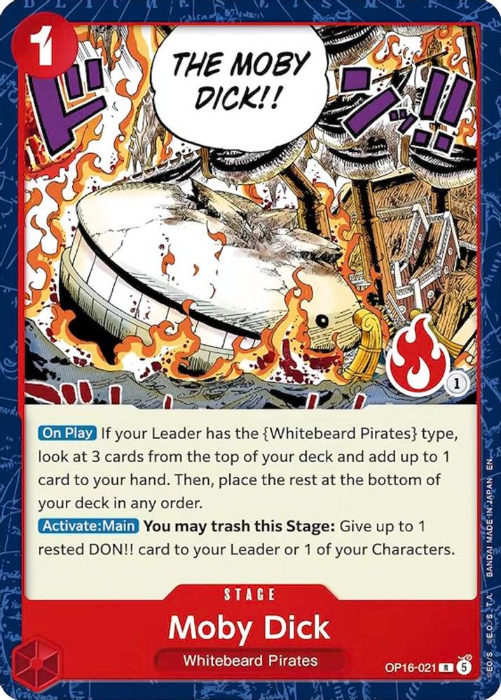 Moby Dick One Piece TCG Card