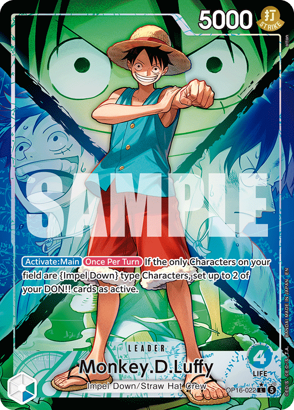 Monkey.D.Luffy One Piece TCG Card