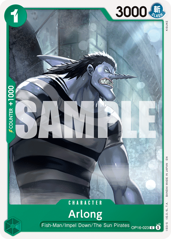 Arlong One Piece TCG Card