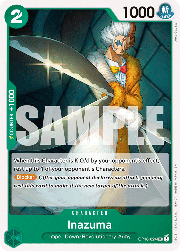 Inazuma One Piece TCG Card