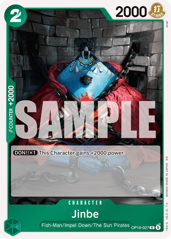 Jinbe One Piece TCG Card