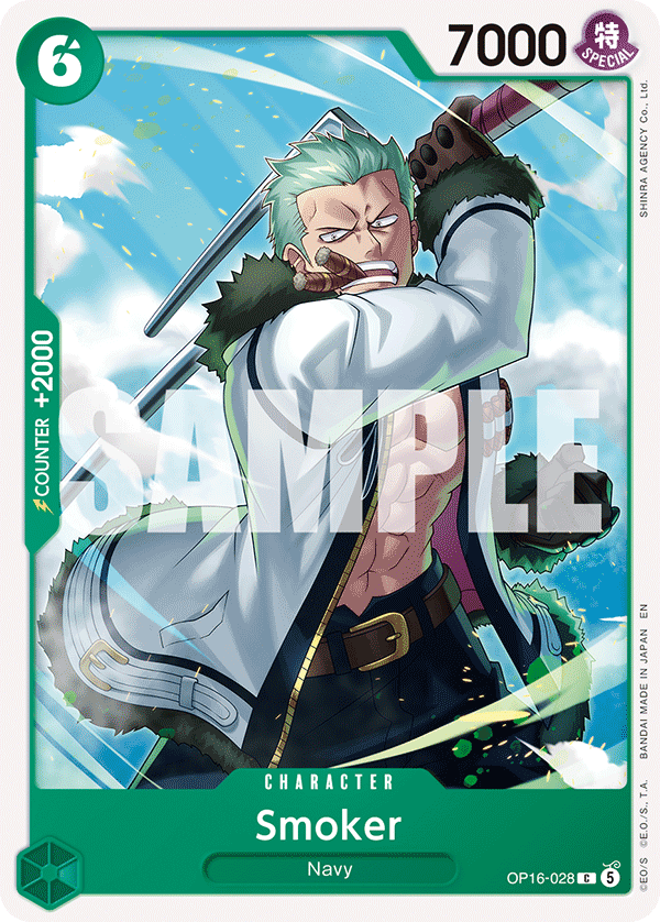 Smoker One Piece TCG Card