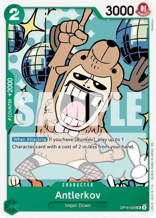Antlerkov One Piece TCG Card