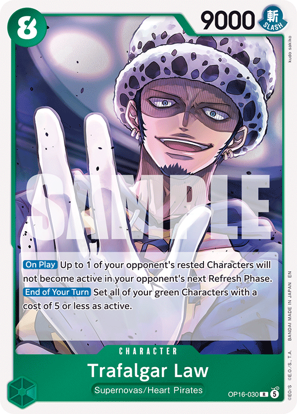 Trafalgar Law One Piece TCG Card