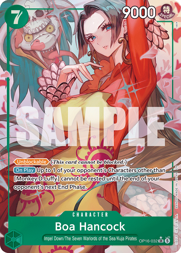 Boa Hancock One Piece TCG Card