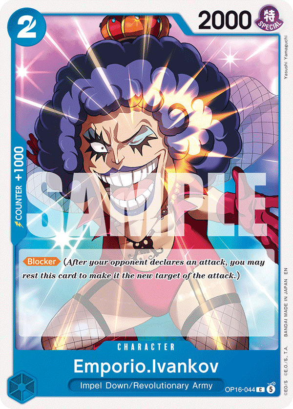 Emporio.Ivankov One Piece TCG Card