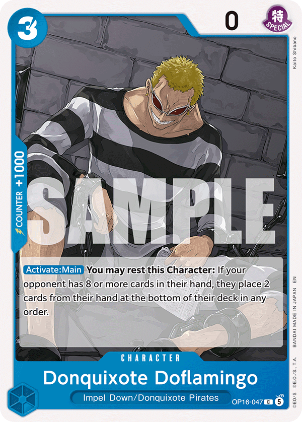 Donquixote Doflamingo One Piece TCG Card