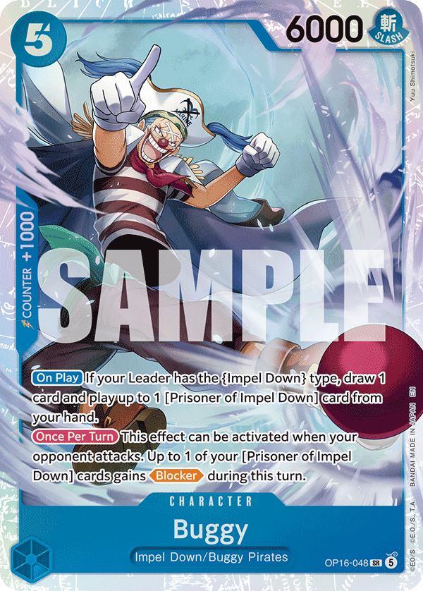 Buggy One Piece TCG Card