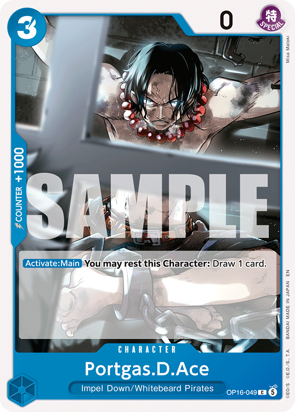 Portgas.D.Ace One Piece TCG Card