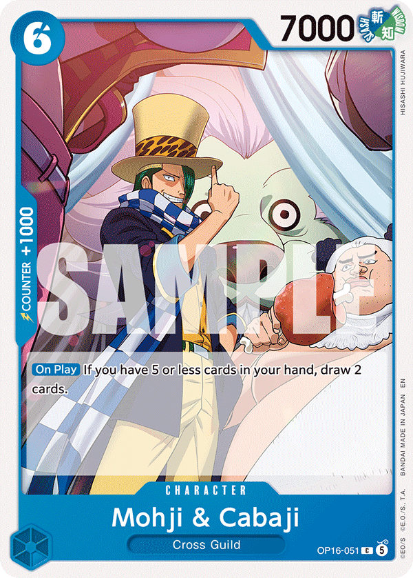 Mohji & Cabaji One Piece TCG Card