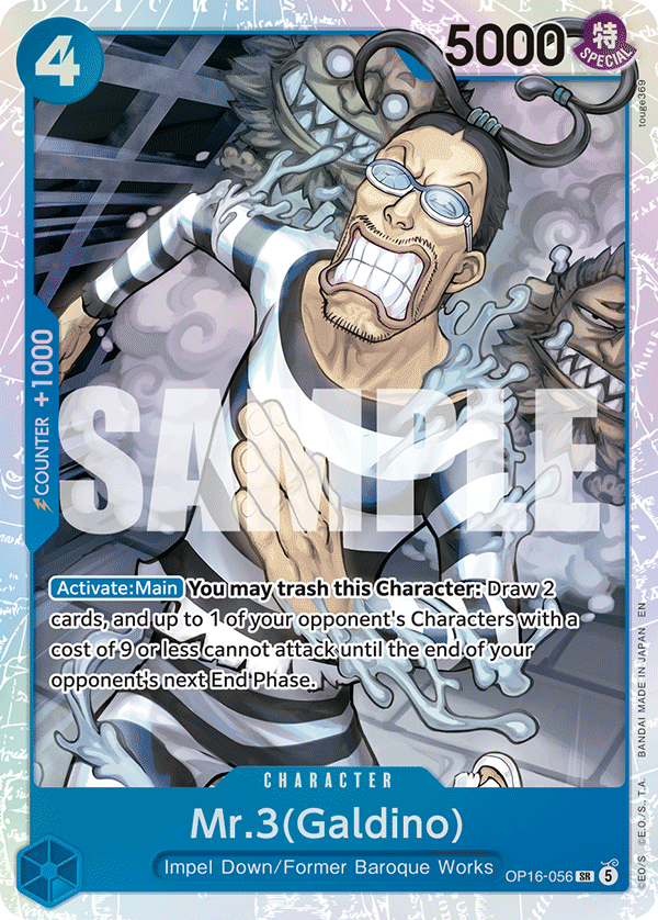 Mr.3(Galdino) One Piece TCG Card