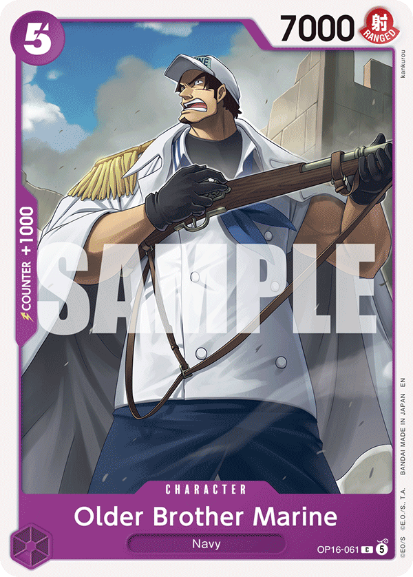 Older Brother Marine One Piece TCG Card