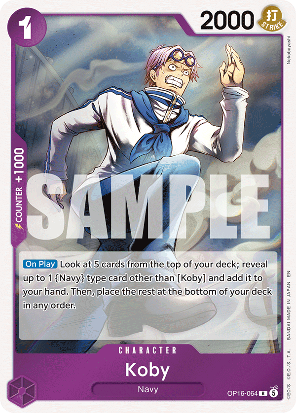 Koby One Piece TCG Card