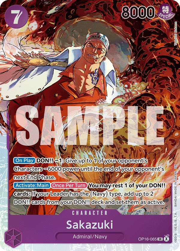 Sakazuki One Piece TCG Card