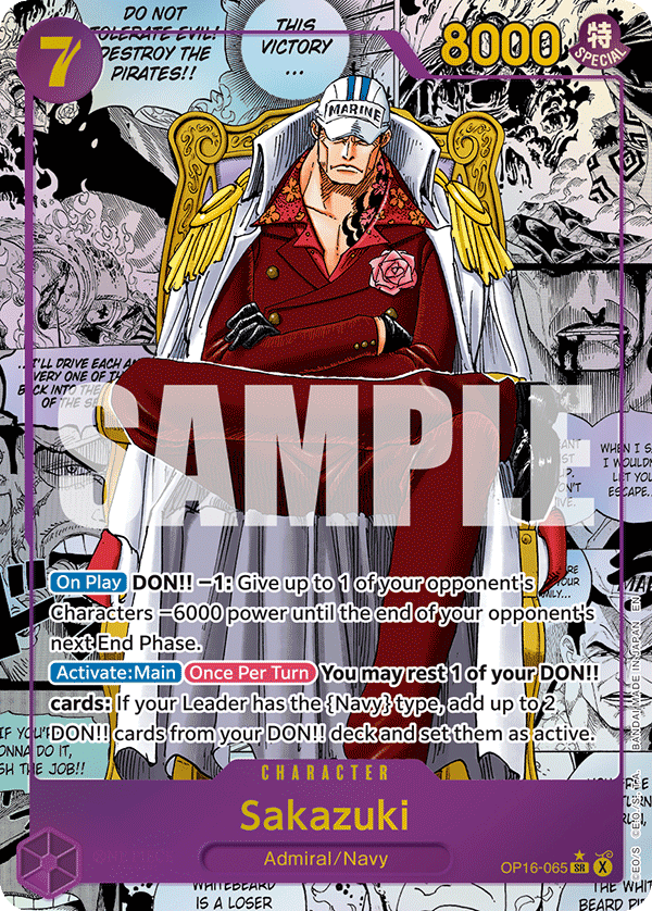 Sakazuki One Piece TCG Card
