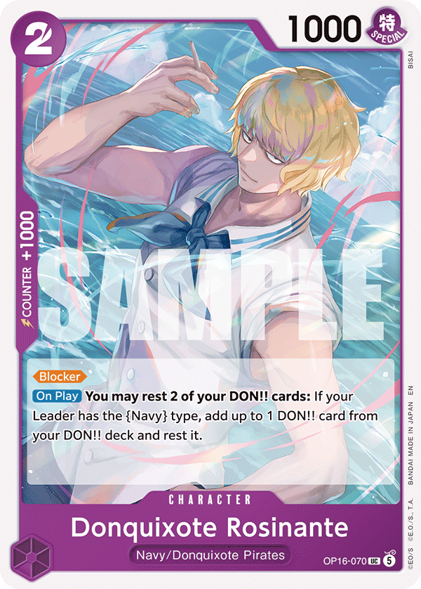 Donquixote Rosinante One Piece TCG Card