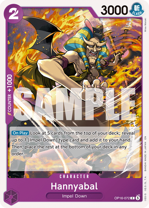 Hannyabal One Piece TCG Card