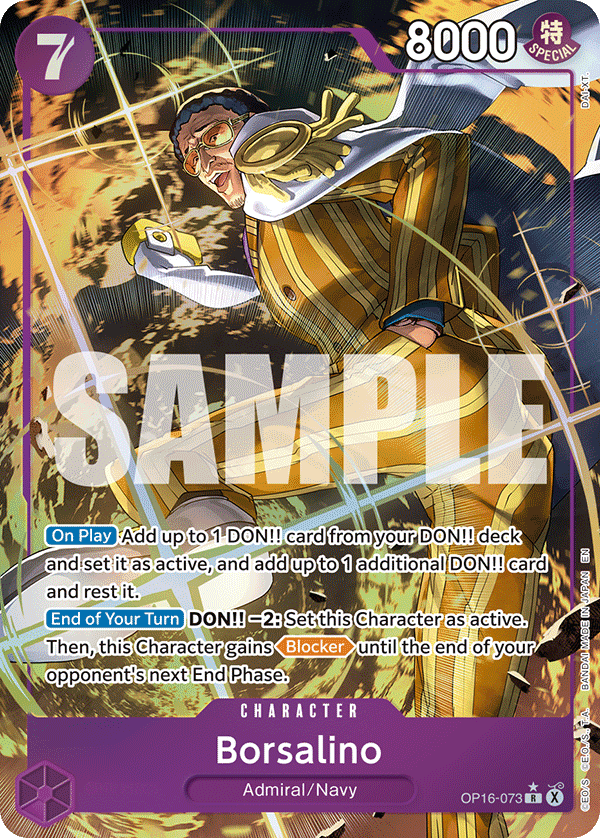 Borsalino One Piece TCG Card
