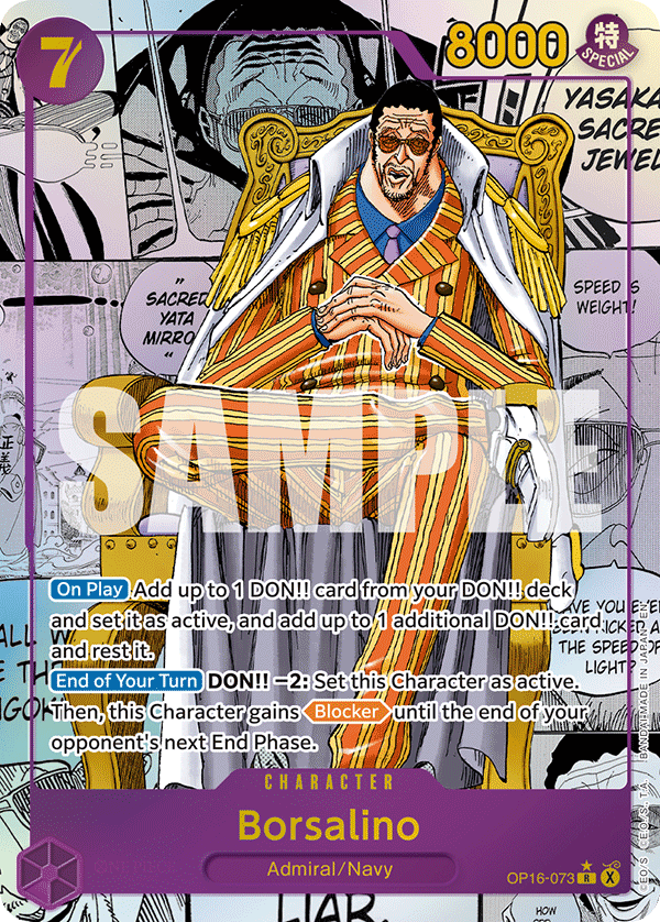 Borsalino One Piece TCG Card