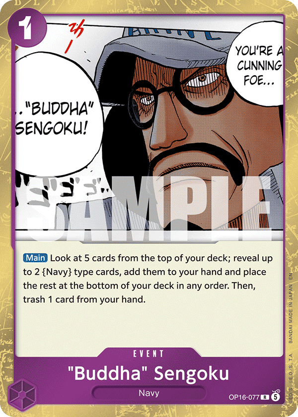 "Buddha" Sengoku One Piece TCG Card