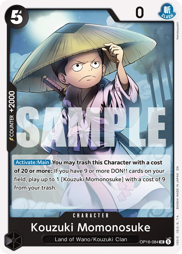 Kouzuki Momonosuke One Piece TCG Card