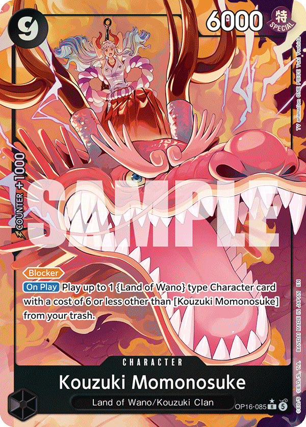 Kouzuki Momonosuke One Piece TCG Card