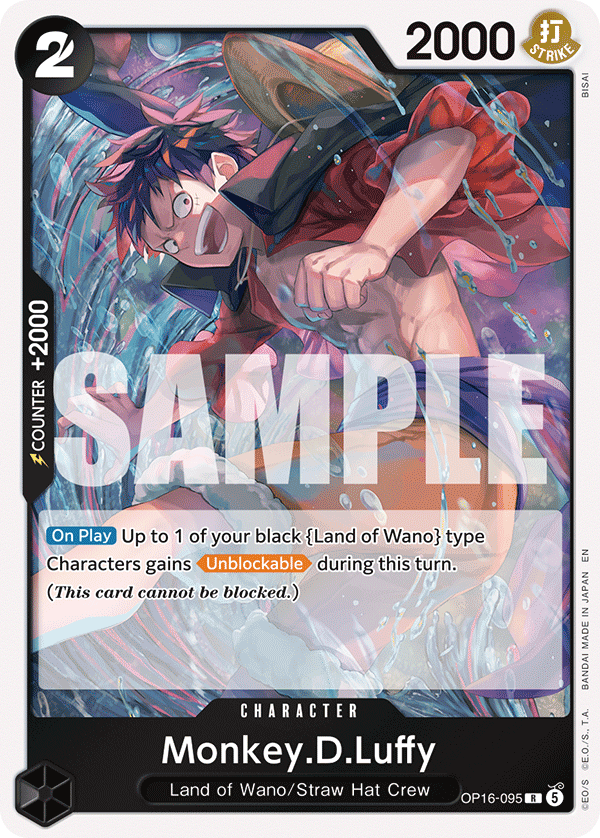 Monkey.D.Luffy One Piece TCG Card